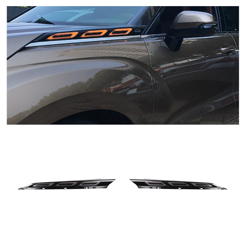 

Gobison 2 Colors Leaf Light Side Light With Turn Signals for Honda Avancier 2016 - 2020 Daytime Running Light