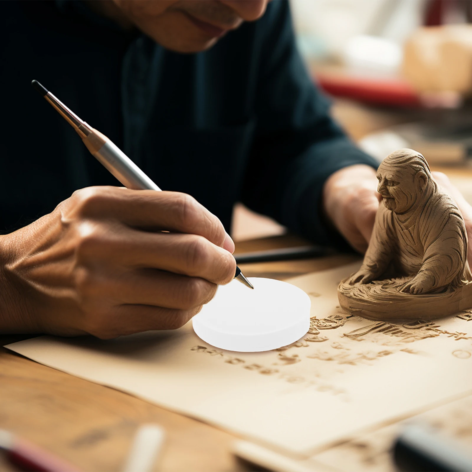 

24Pcs Rubber Carving Blocks DIY Rubber Stamp Blanks Lightweight Portable for Hand Carving Scrapbooking Craft Supplies