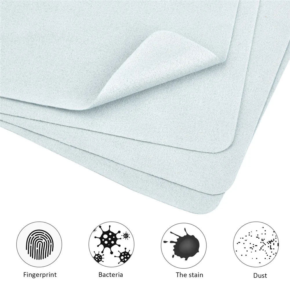 2 pcs Glasses Cleaner Microfiber Glasses Cleaning Cloth For Lens Phone Screen Cleaning Wipes