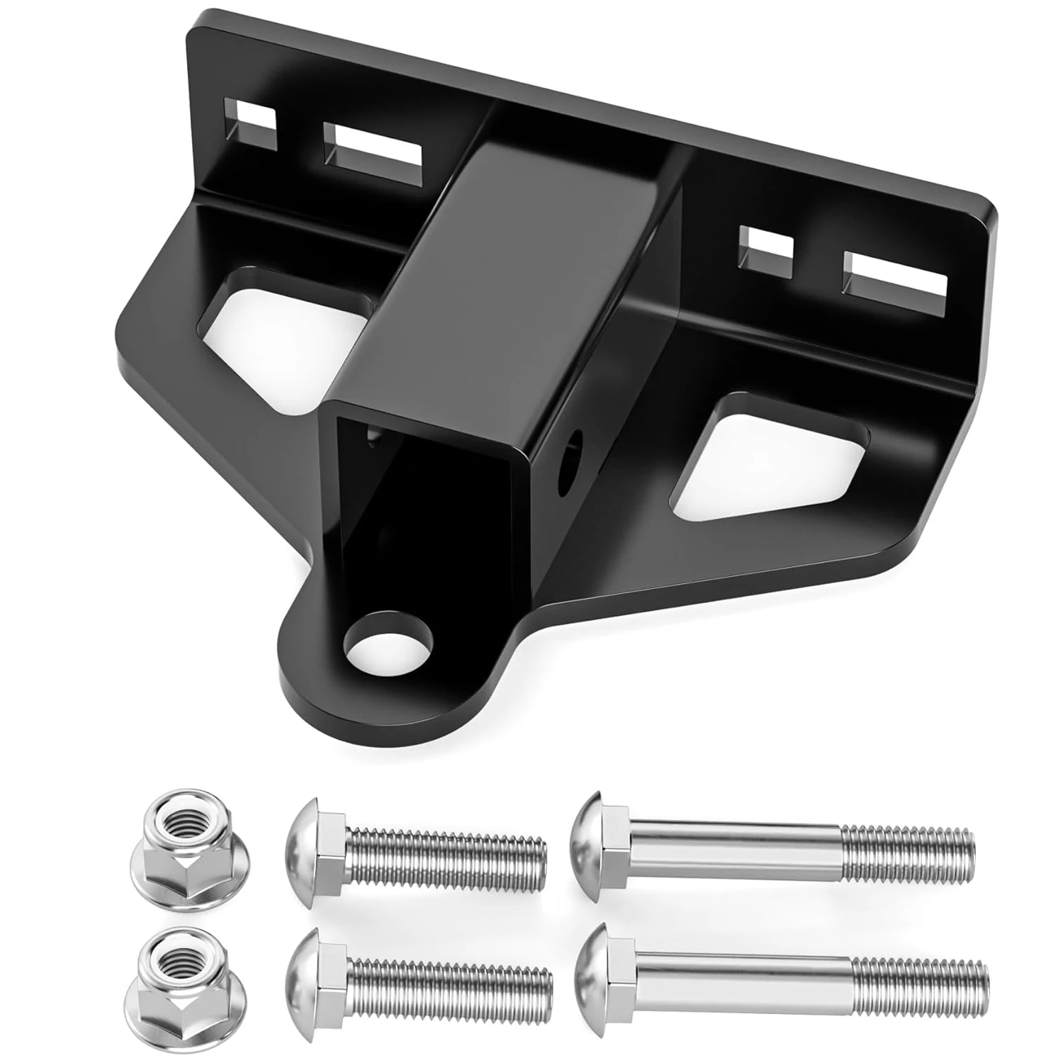 

Zero Turn Lawn Mower Hitch with1-1/4"Receiver,6mm Thicker Heavy Duty Steel Trailer Receiver Hitch,Universal 1-1/4 Hitch Receiver