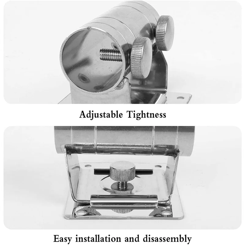 

ABLB-8X Parasol Balcony Bracket Stainless Steel Fishing Case Adjustable Umbrella Stand Fishing Box Umbrella Holder