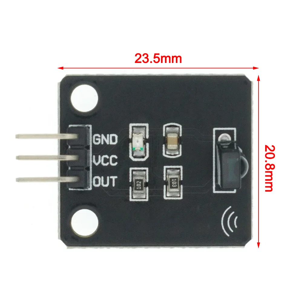 Infrared Sensor Modules 38kHz 30pcs Set for For remote Control Signal Transmission and Obstacle Avoidance Projects