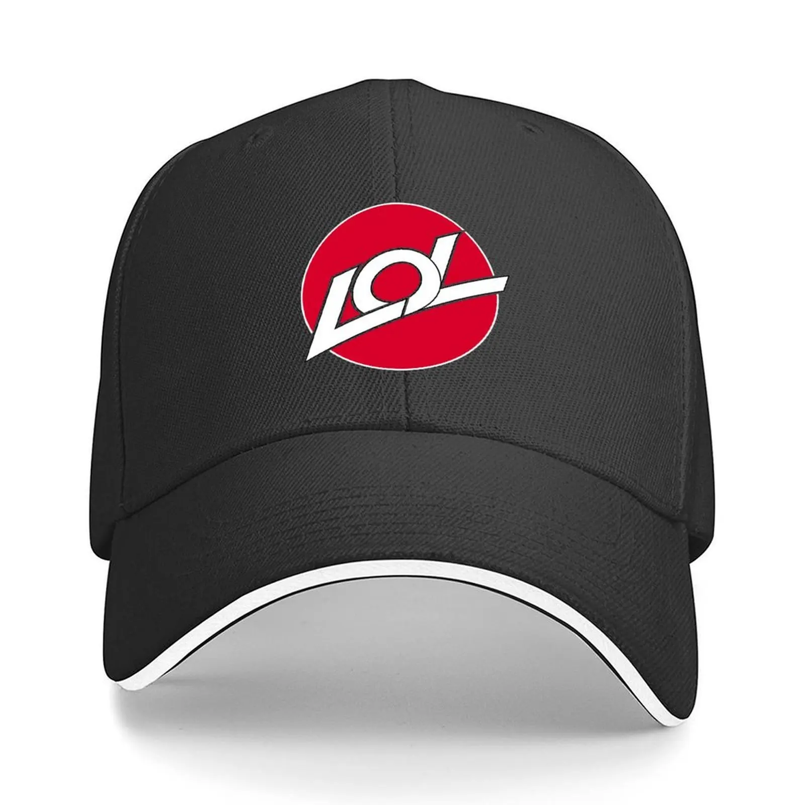 

Lollipopman Logo Baseball Cap Beach Bag black Custom Cap summer hat Hats Man Women's