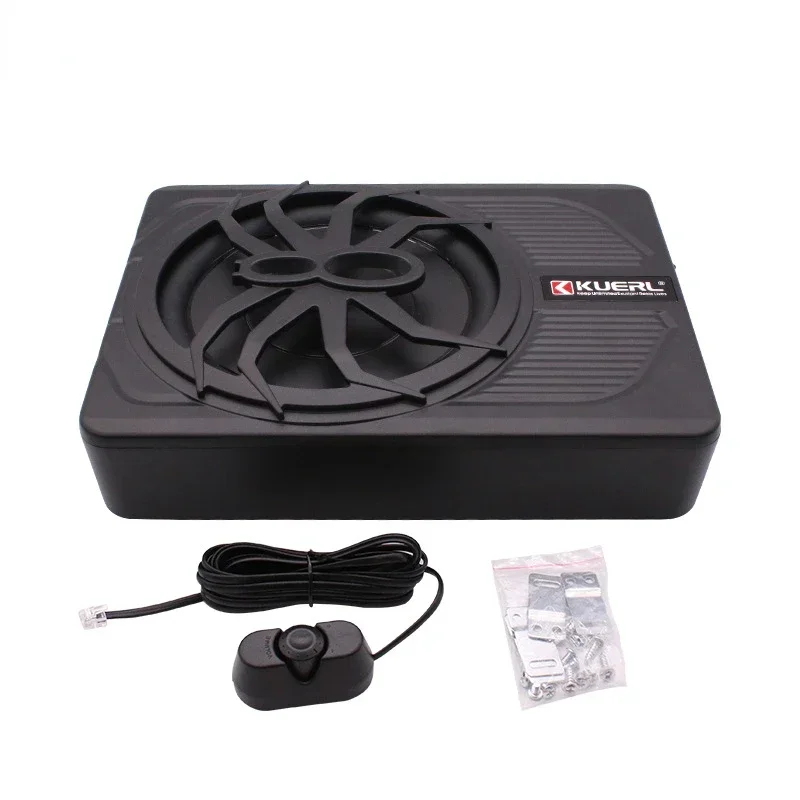 10 Inch Active High-Power Car Audio Modification  Pure Bass Speaker Under The Seat Ultra-Thin Car Subwoofer