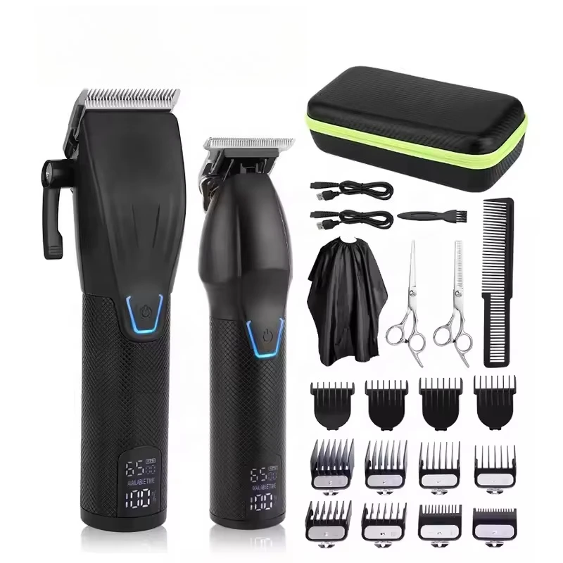 lm-2027-professional-men-hair-trimmer-wireless-low-noise-hair-cutting-para-cortar-cabello-hair-clipper-2-pieces-set