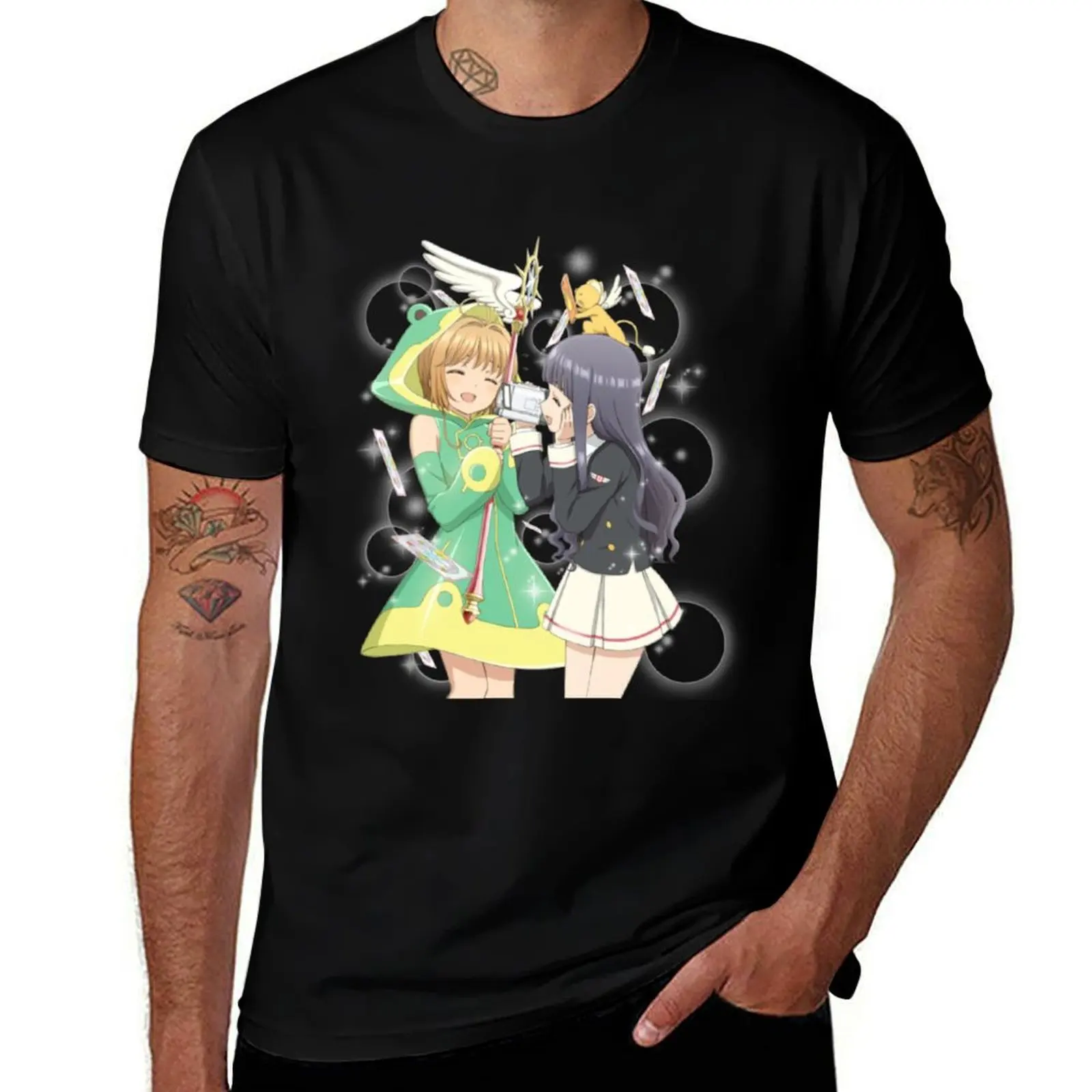 

Cardcaptor Sakura T-Shirt graphic t shirts for man t shirt men 100% cotton luxury brand T-Shirt