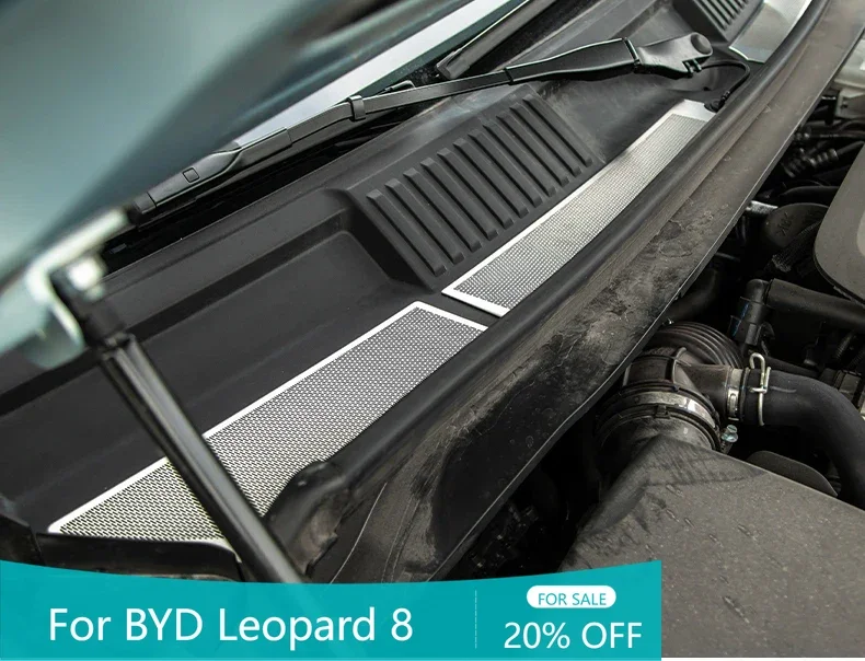 

For BYD Leopard 8 Cover dust cover front cover insect prevention FangChengBao 8 eight 2025 2024 Interior Accessories