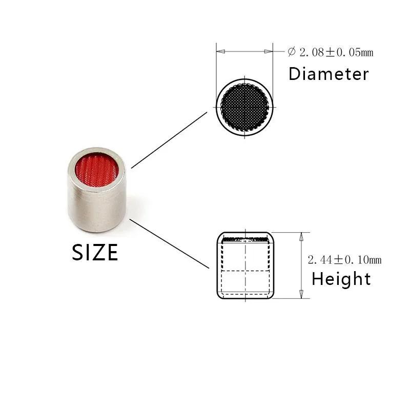 1 Stück Knowles Dämpfer Balanced Armature Dämpfung Dämpferstopfen Filter Knowles Akustische Dämpfer für Se215 se315 se425 se535 Se846 TF