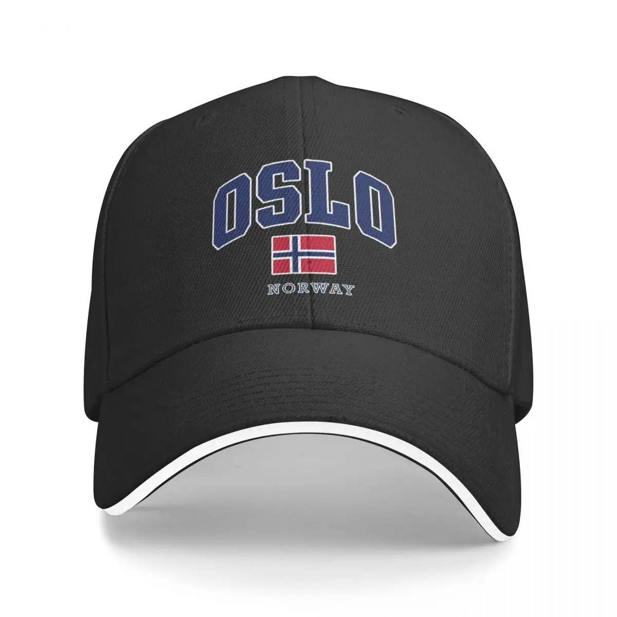 OSLU City Letters Norway Flag Personalized Baseball Cap Unisex Four Seasons Womens Snapback Caps 2024 New Dad Hats