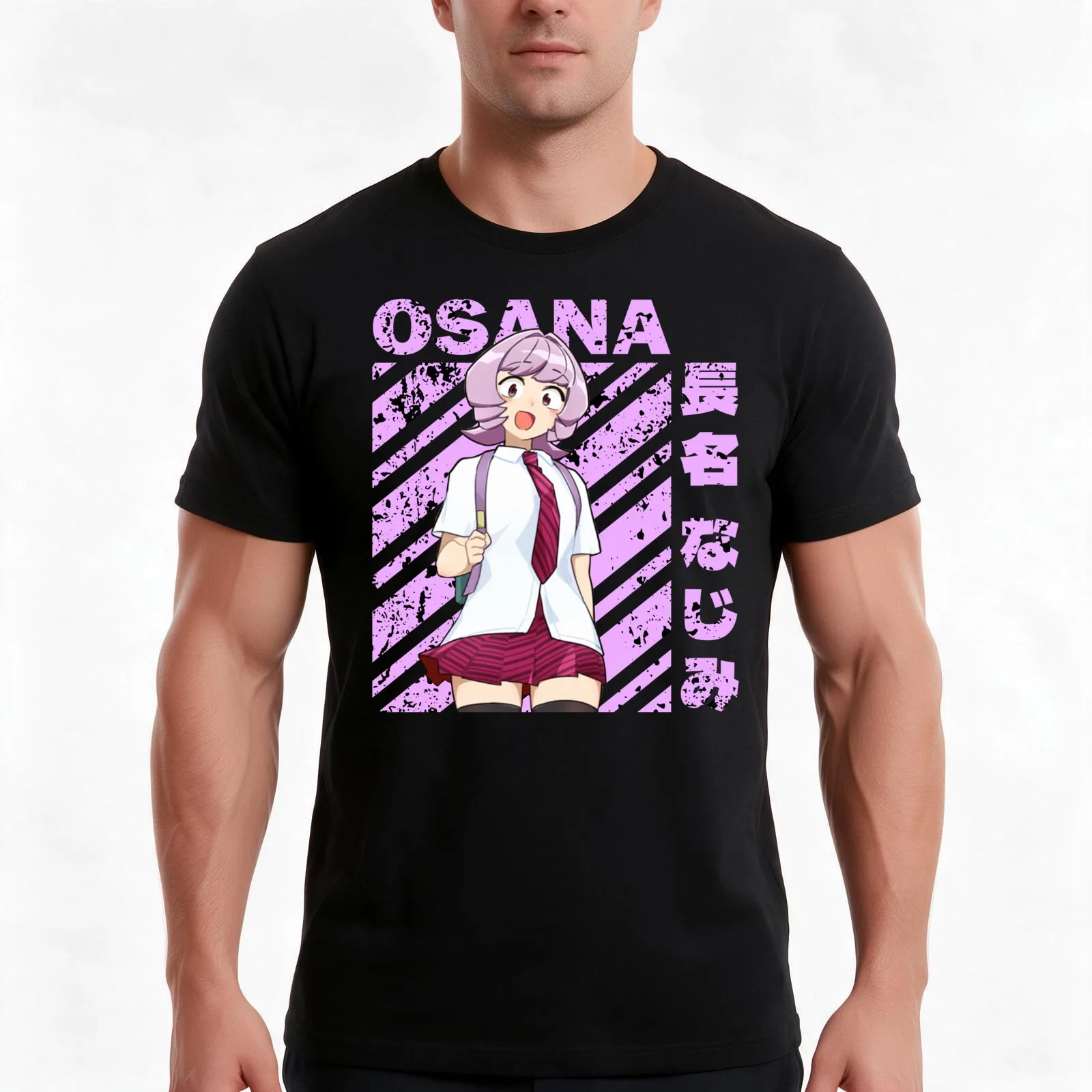 Osana Najimi - Komi Can't Communicate T-Shirt, Summer Casual Cotton Tee, Oversized Streetwear Tops, Vintage Graphic Print