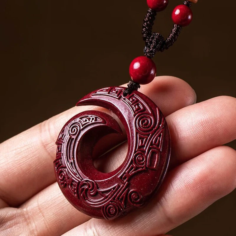 Cinnabar Pendant Amulets for Men and Women Are Transferred To Ensure Safety Pendants