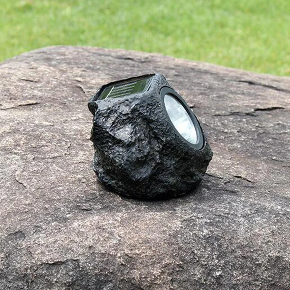 

Solar Powered LED Flood Light Waterproof Stone Shape Spotlight Outdoor Garden Lawn White Light Solar Energy Spotlight
