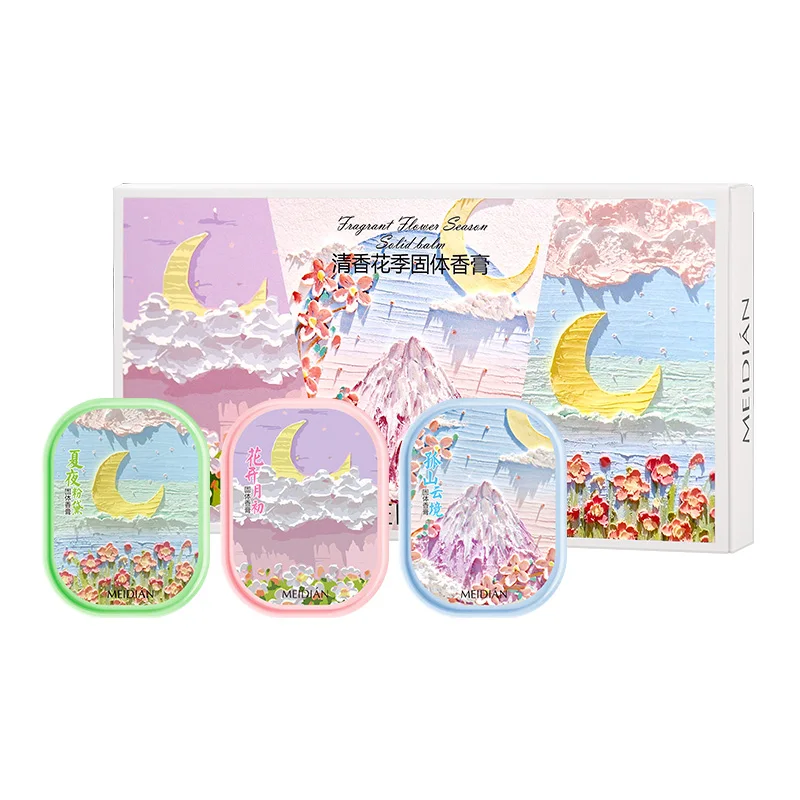 

Набор твердых парфюмов Fresh Fragrance Season - стойкий аромат, который сохраняется в течение всего дня.