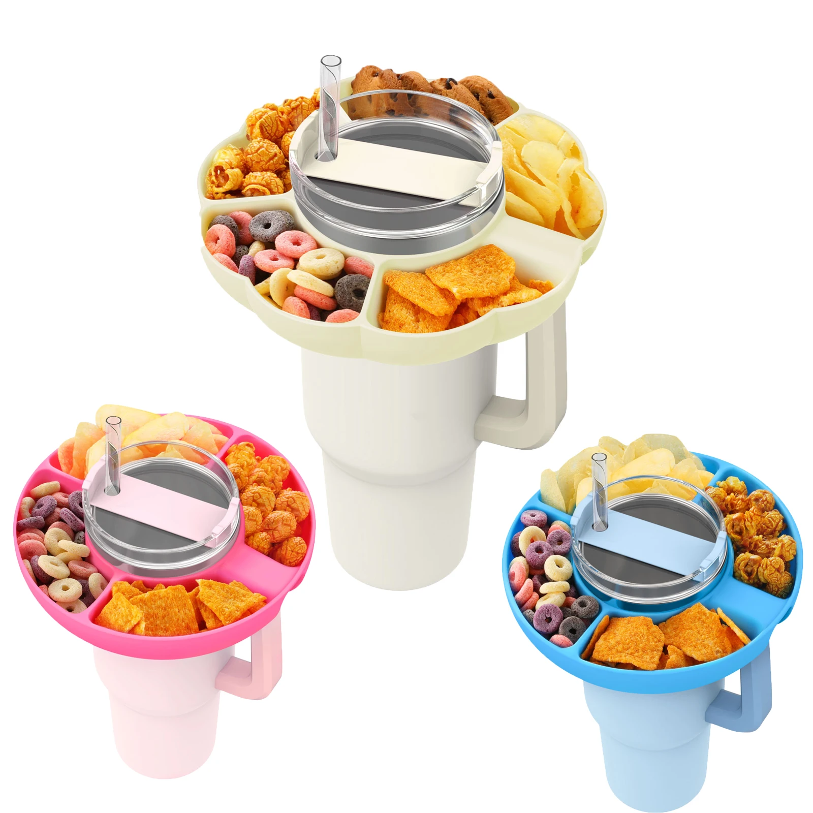 Nuovoware Snack Bowl For Stanley 40oz Tumbler With Handle Snack Ring For Stanley Tumbler For Stanley Accessories Snack Holder