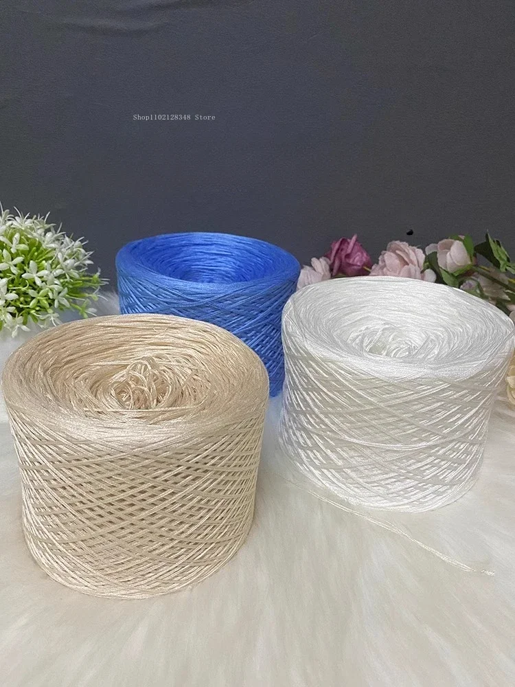 250g/ Ball Acetic Acid Tencel Pure Cotton Wool Silk Soft Dyed Thread DIY Hand-knitted Stick Crochet Shawl Scarf Weaving Material