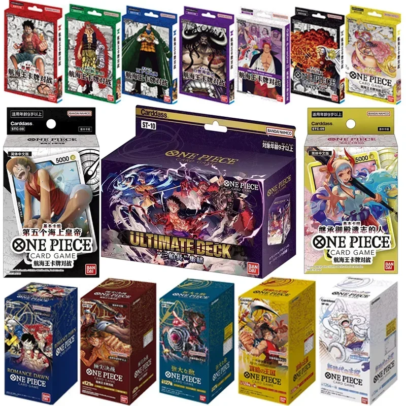 New Bandai Original One Piece OP01-05 Anime STC01-10 Card Strategy Kingdom Supplement Pack OPCG Card Battle Game Top War Poker