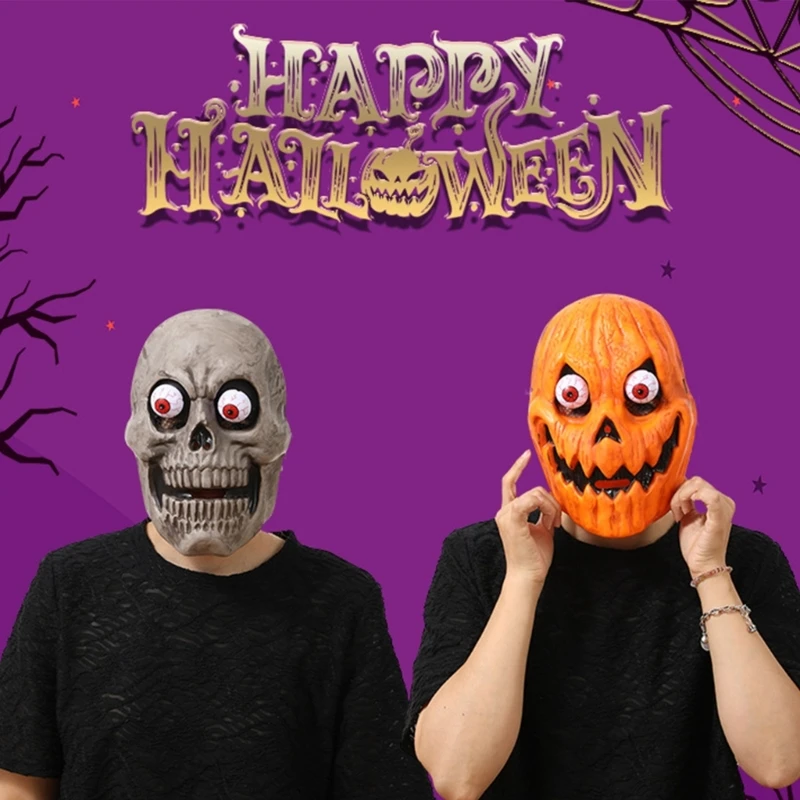 Biểu diễn Mặt nạ Trang phục Mặt nạ nguyên mặt Halloween Lễ hội Lễ hội Mặt nạ Tiệc hóa trang Bóng đáng sợ Dropshipping