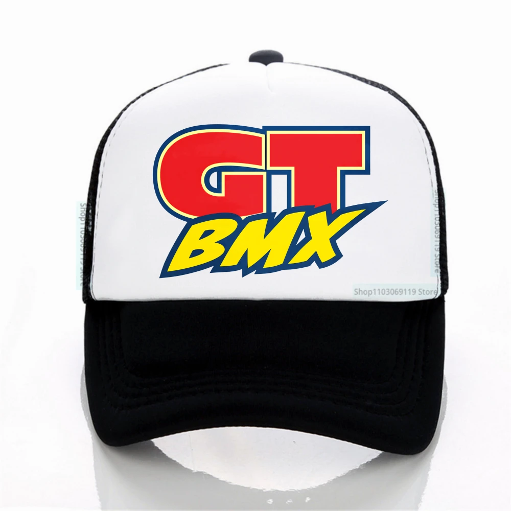 

Old GT Skool BMX Logo Unisex Baseball Cap Print Casual Outdoor Sports Net breathable hats Adjustable for Men Snapback Caps