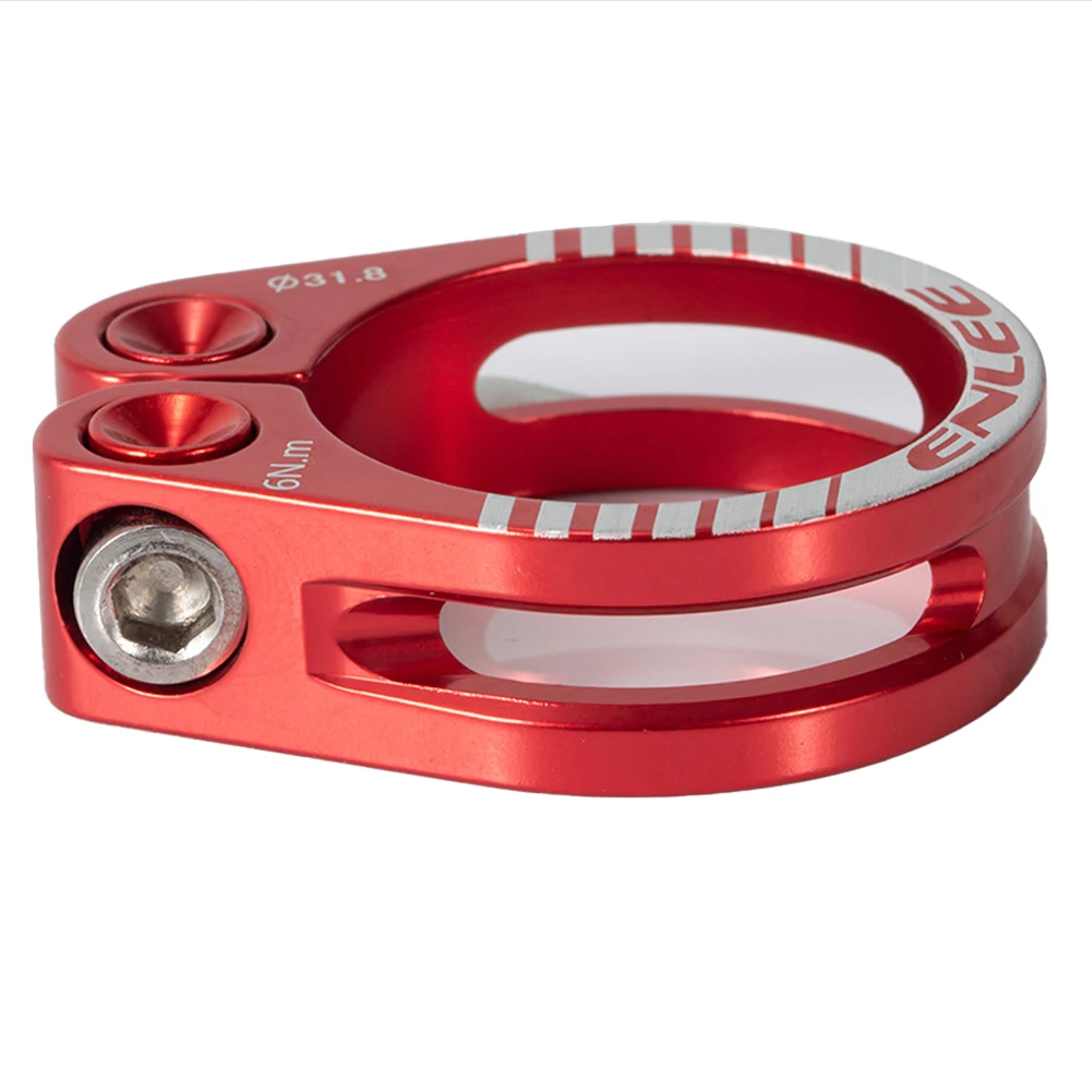 Adjustable Seatpost Clamp Hollow Design High Light Aluminum Alloy Suitable For Different Seat Tube Diameters 31 8mm 34 9mm