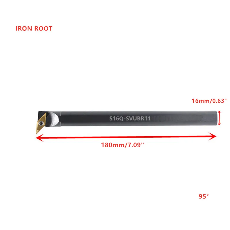 1P S16Q-SVUBR11,S16Q-SVUBL11,S20R-SVUBR11,S20R-SVUBL11,CNC Lathe Internal Turning Tool Holder Boring Bar For VBMT110308 Insert