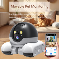 1080P HD WIFI Robot Camera Dual Lens PTZ Security Protection Surveillance IP Camera Auto Tracking Night Vision Baby Pets Monitor