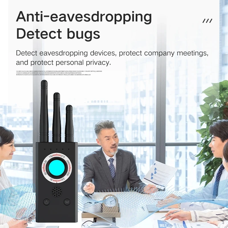 Hidden Camera Detector Anti Candid Cam Lens Privacy Protection Wireless RF Signal Scanner GPS Locator Spy Bug Garget Finder