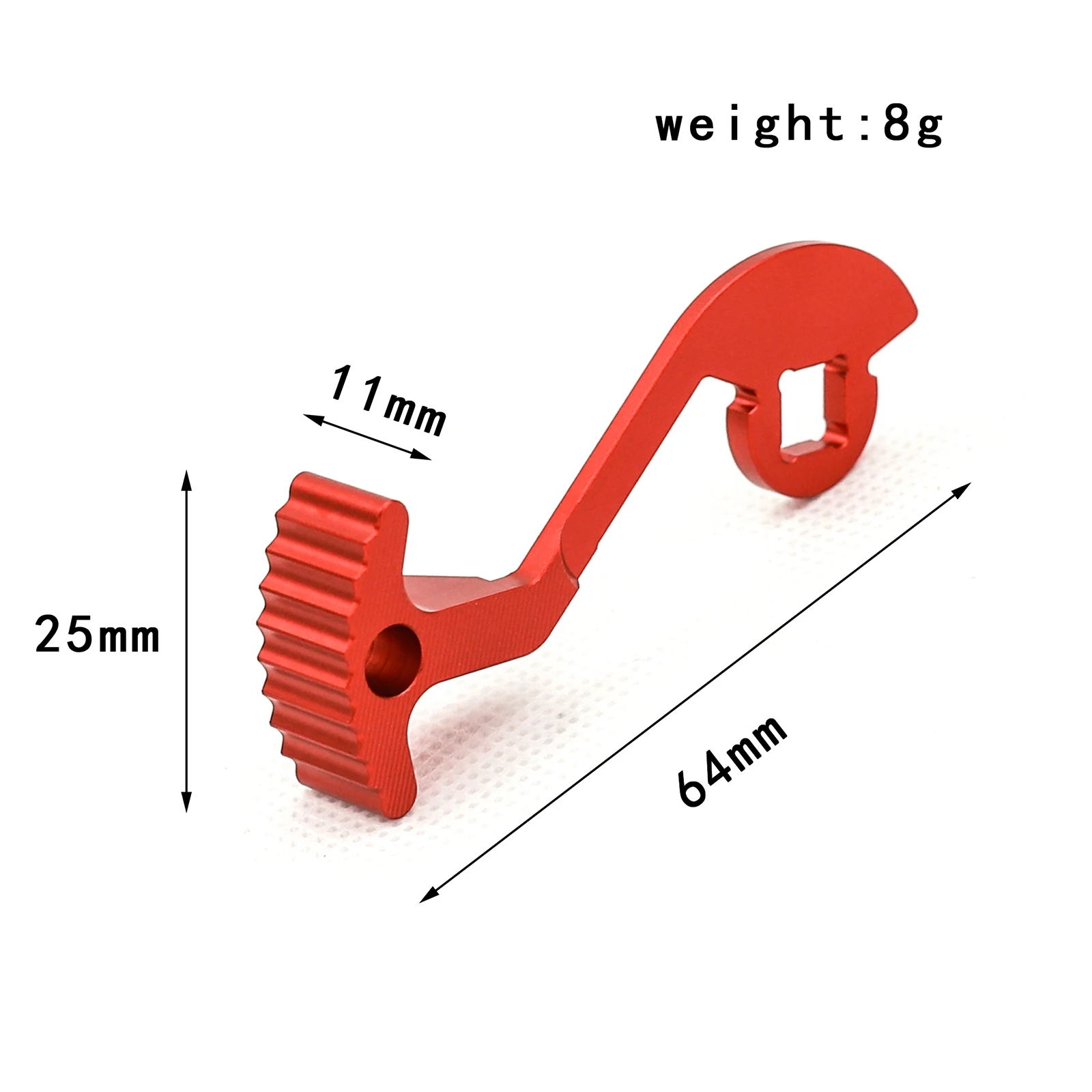 Aluminiowa dźwignia kciuka jednoręczna kierownica sterująca nadajnik z adapterem do aktualizacji kontrolera Flysky NB4 / Noble Lite / PRO