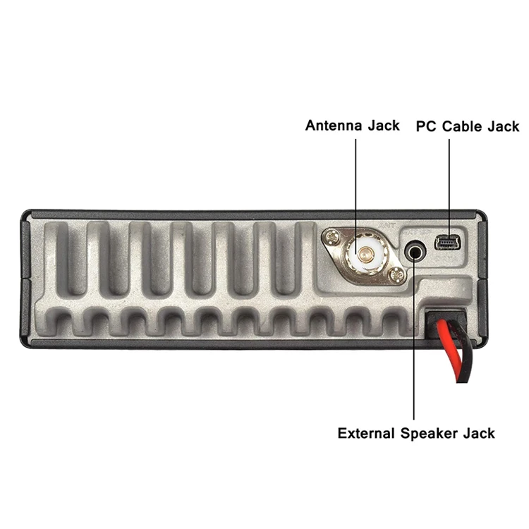 AnyTone AT-6666 10 Meter Radio for Truck with SSB(PEP)/FM/AM/PA Mode High Power Large LCD Displays Two Way Radio