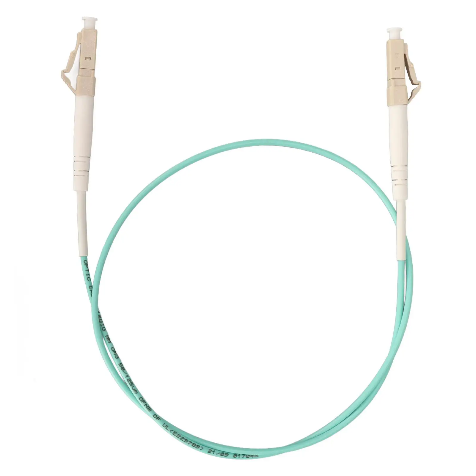 

0,5 м OM3 LC к LC соединительный кабель Simplex Multimode для трансиверов sfp и коммутаторов Ethernet