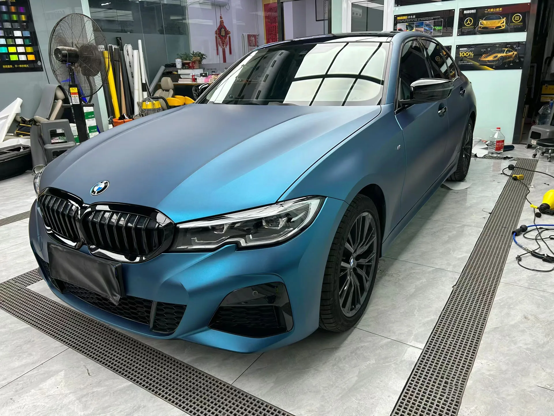 Super Ya Midnight Blue Car Color Changing Film, Whole Car Film, PET/PVC Material, Car and Motorcycle Parts Modification