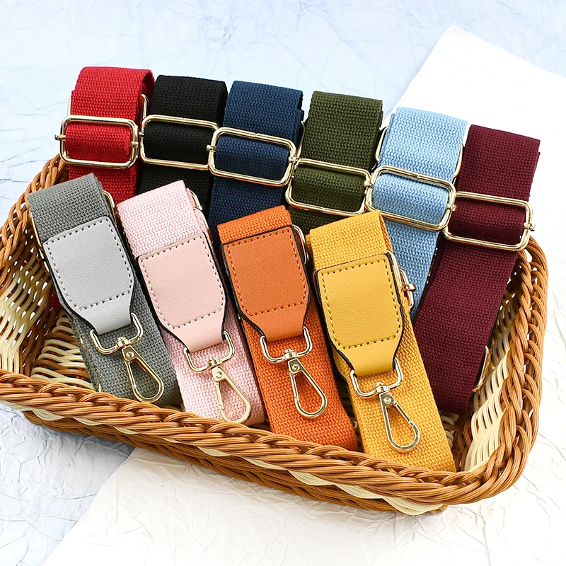 1Pc Deepeel 3.8cm Nylon Shoulder Bag Strap Adjustable Webbing Replaceable Belt for Crossbody Bags Handbag DIY Craft Accessories
