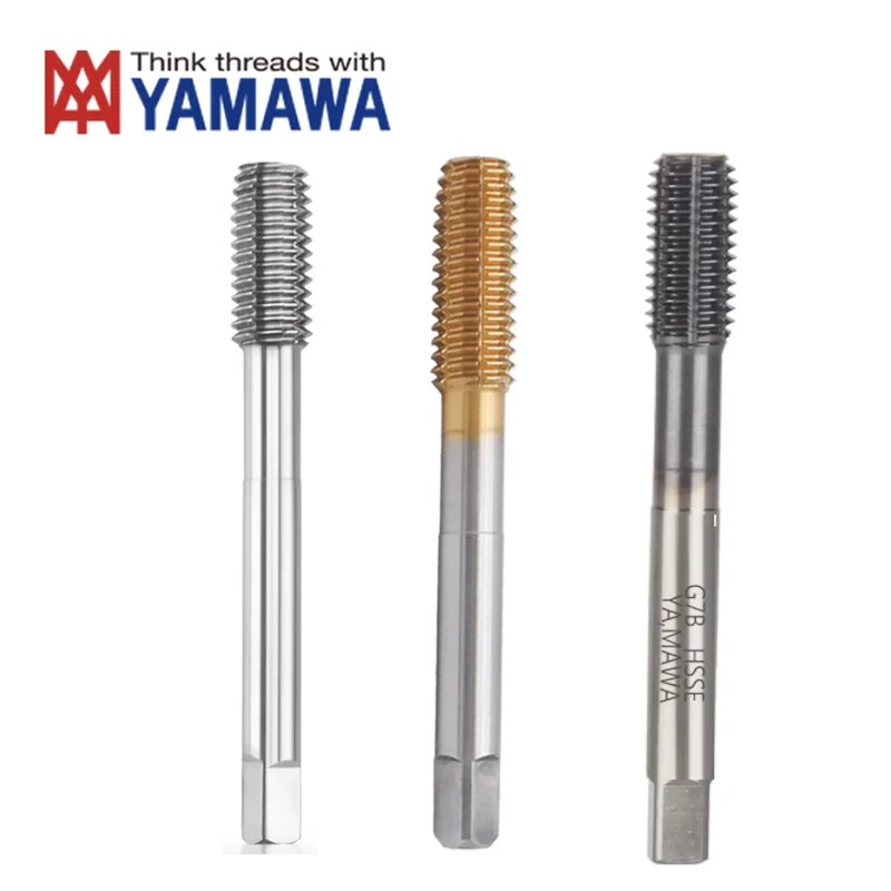 1PCS YAMAWA HSSE British Forming Tap TIN TICN W1/8 5/32 3/16  7/32 1/4 5/16 3/8 7/16 1/2 Machine Screw Thread Taps