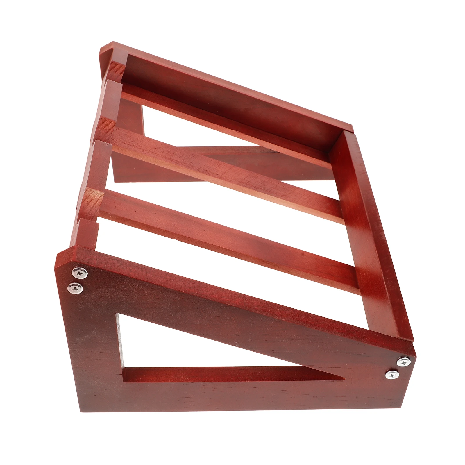 

Display Rack Bottle Holder Modern Wood Design Lightweight Portable Fits Standard Bottles Home Decor Stand Wooden Rack