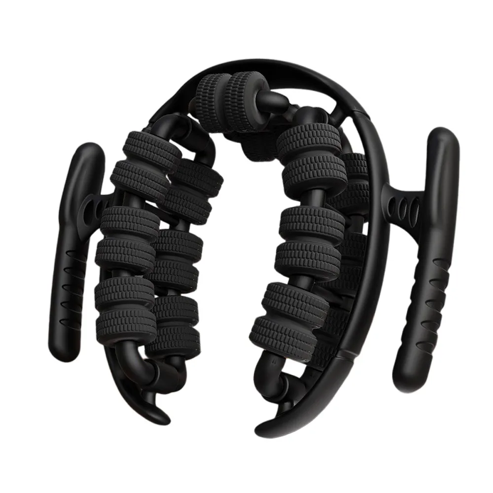 

Портативный 28-колесный массажер для ног, массажный ролик, облегчение боли, кольцевой зажим для ног, сплошной цвет, расслабляющий инструмент для танцев