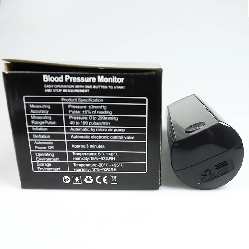 Rechargeable Tensiometer Smart Blood Pressure Monitor Arm Cuff Tonometer Digital Sphygmomanometer Voice Medical BP Monitors