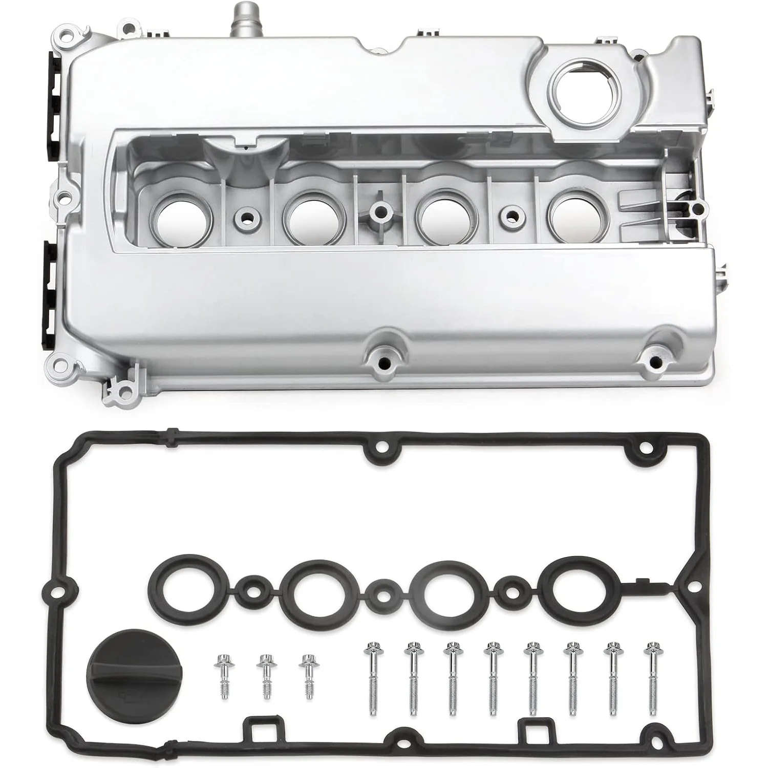 55564395   Aluminiowa pokrywa zaworów głowicy cylindrów silnika do Chevrolet Chevy Cruze Sonic Aveo 1.6L Pontiac G3 Saturn Astra 55558673