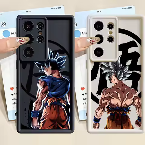 Soft TPU Case for Samsung Galaxy S23 Plus S25 Ultra S24 S21 S23 Note 20 Ultra S20 S22 S24 FE S25 Anime Japan DBZ