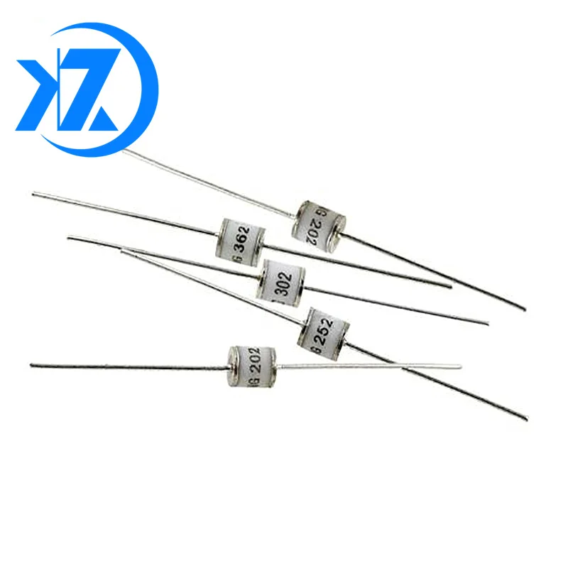 10Pcs 2R/B5G/SX51 Ceramic Gas Discharge Tube 5.5X6mm 70V 75V 90V 150V 230V 350V 470V 800V 1000V 2000V 3000V 3600V Surge Arrester