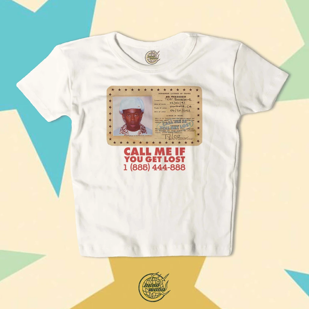 اتصل بي إذا كنت تتم فقدت تايلر مجموعة الخالق تي شيرت قطني عالي الجودة للجنسين نمط الشارع 100 قطن علوي #1