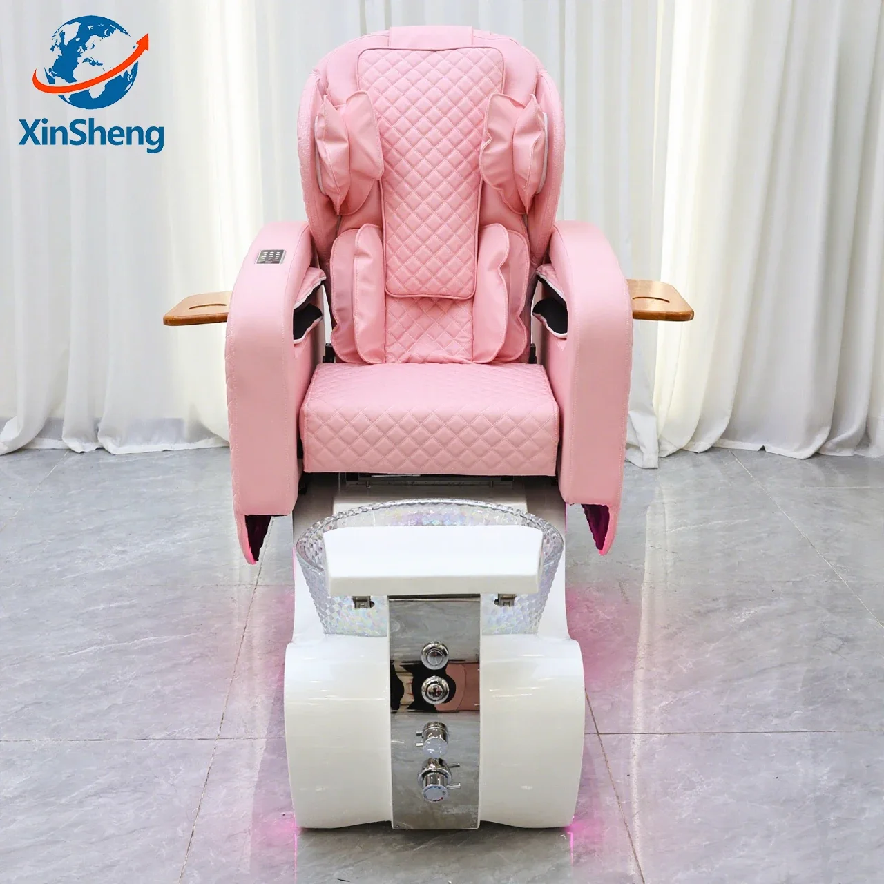Nail Salon Foot Massage Sofa, Automatic Back Massage Chair in Beauty Salon and Barbershop, SPA Shop Furniture Factory Wholesale