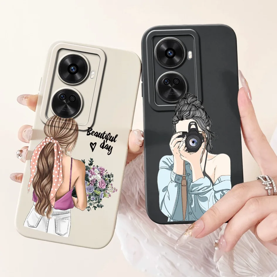 For Huawei Nova 12 SE Case BNE-LX1 Shockproof Cover Fashion Girls Silicone Soft Funda For Huawei Nova 12 12S Nova12 Ultra Bumper