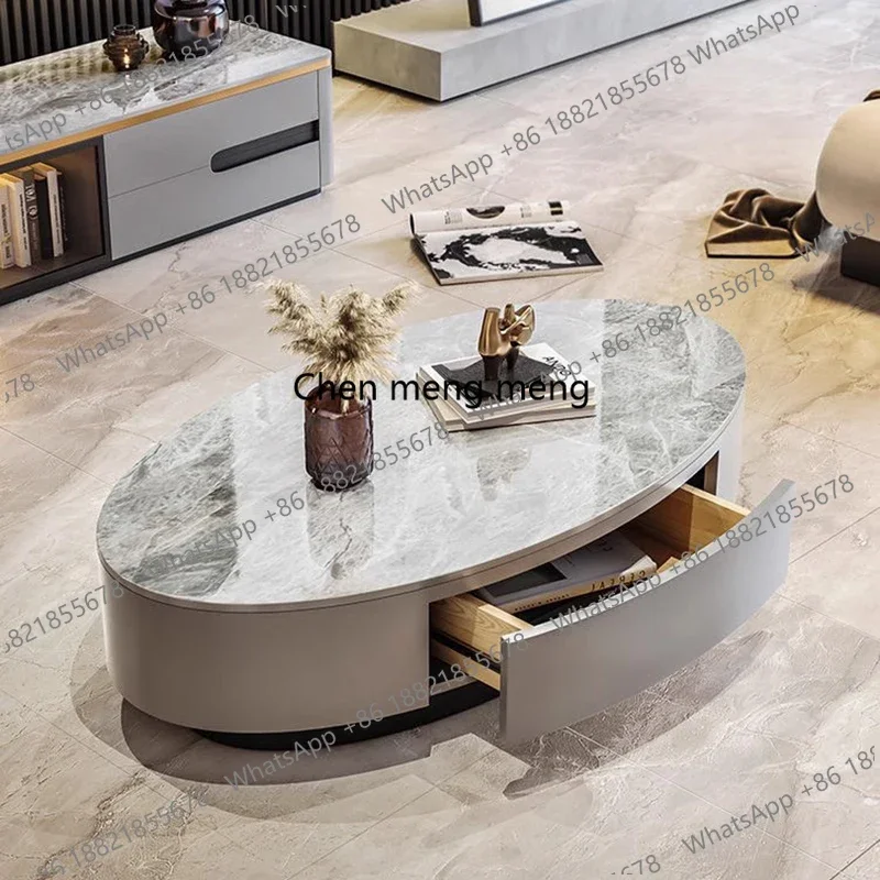 

Drawers Modern Coffee Table Wood Simple Round Transform Minimalist Coffee Table Space Saving Living Room Meubles Home Furniture