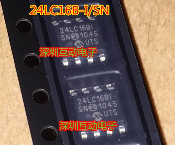 Free shipping   24LC16B-I/SN SOP-8 24LC16 ,    10PCS