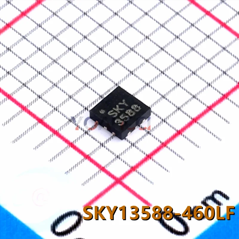 SKY13588-460LF (10pcs) RF Switch SP3T Reflective 0.1-6GHz 0.45dB IL 30dB Isolation 2.5-4.8V QFN-12 2x2mm WLAN IoT Antenna Switch