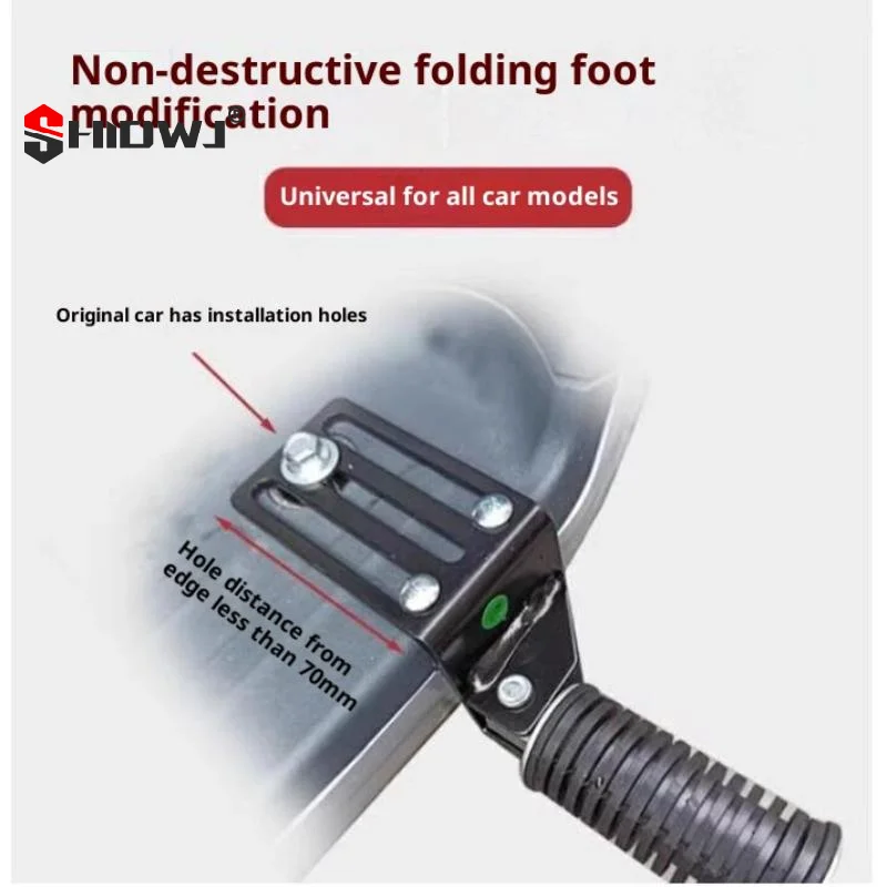

2Pcs Front Footrest Comfortable Street Cruise Pedals Foldable Metal Motorcycle Foot Pegs Electric Bicycle DIY Accessories