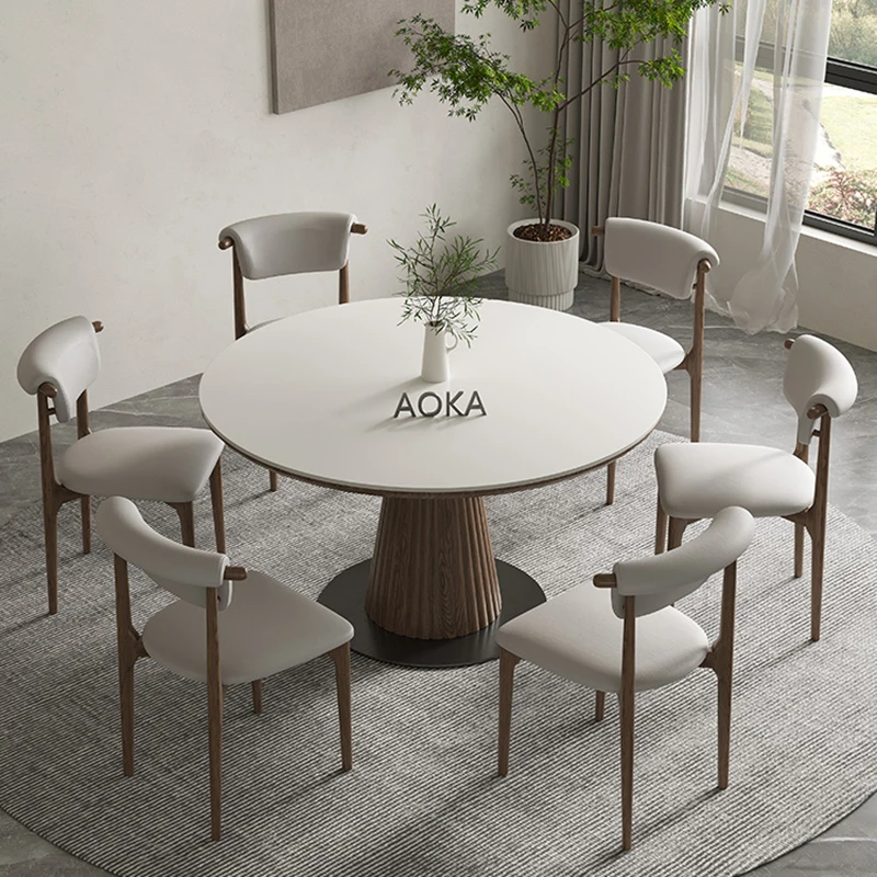 

Round Mobile Dining Tables Office Organizer Small Nordic Italian Coffee Tables Center Luxury Mesas De Comedor Balcony Furniture