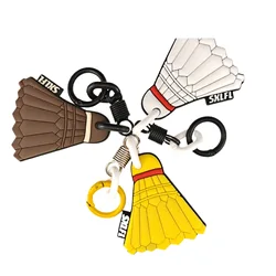 badminton keychain for women key ring sports key chain shuttlecock keychain creative portachiavi chaveiro llaveros bag charm