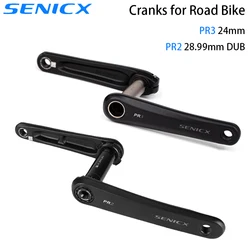 SENICX Bike Cranks PR3 24mm PR2 28.99mm DUB Chainwheel165/170/172.5/175mm Protector for Road Bicycles 2x10/11/12 Speed NEW