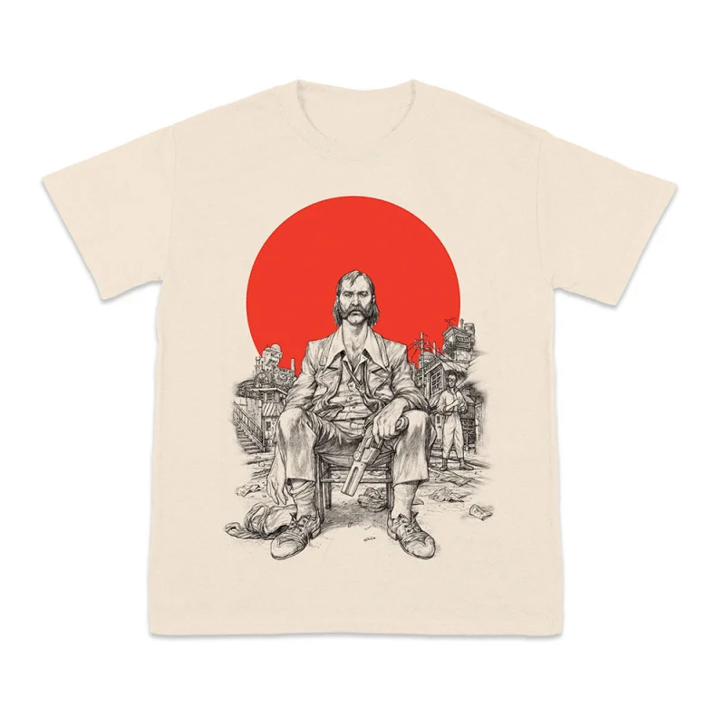 

Harry Sitting Retro Gift T shirt for RPG Gamers 0119 All size Tops Disco Elysium Graphic print Clothes 100% cotton Tee