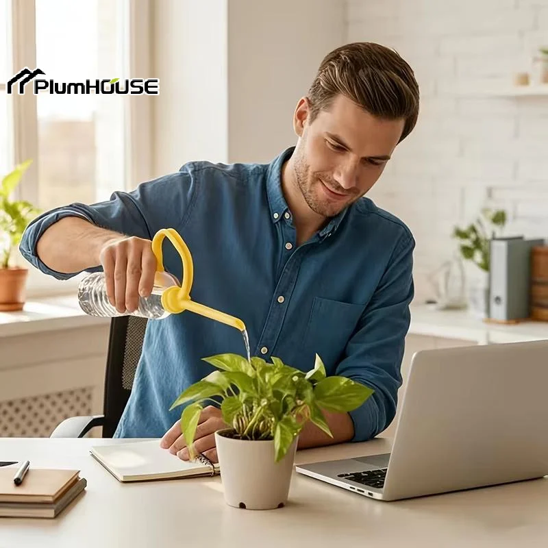 Portable Watering Can Nozzle Simple Plant Watering Device DIY Bottle Cap Spout For Home Bonsai Irrigation